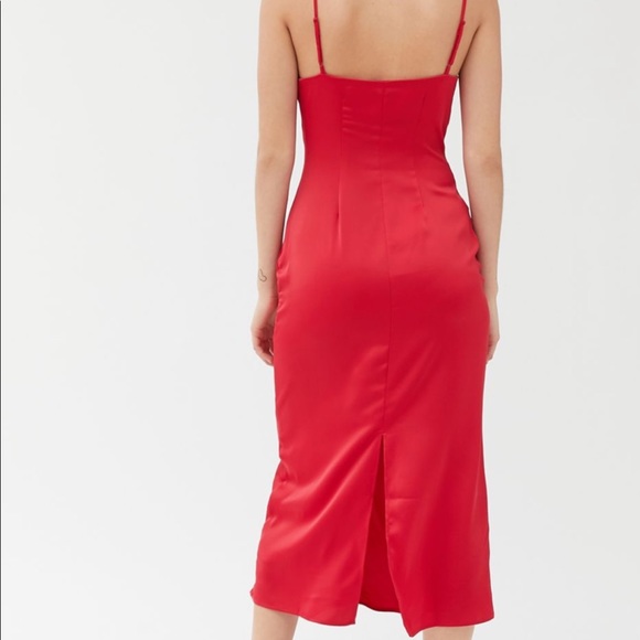⚡️SOLD⚡️UO Red Cowl Neck Dress - Picture 3 of 3
